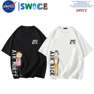 American cartoon Morty Rick short-sleeved T-shirt